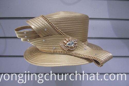 Women's Satin Ribbon Dress Hats